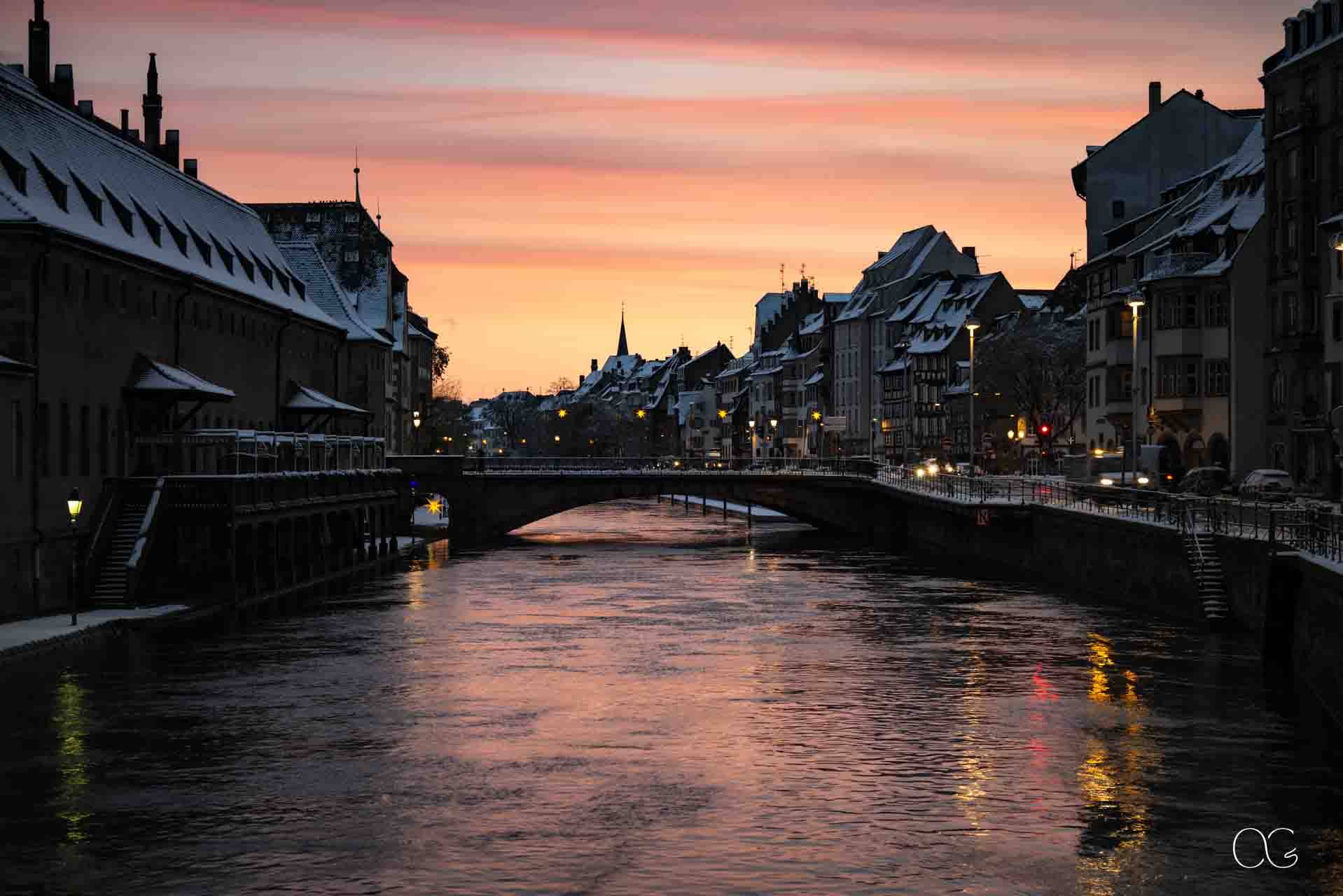 Aube-hivernale - photos d'alsace